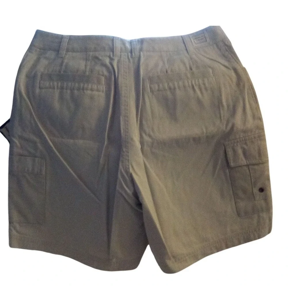Jamaica Bay Khaki Cotton Cargo Shorts Size 10 Tan Outdoor Utility Casual